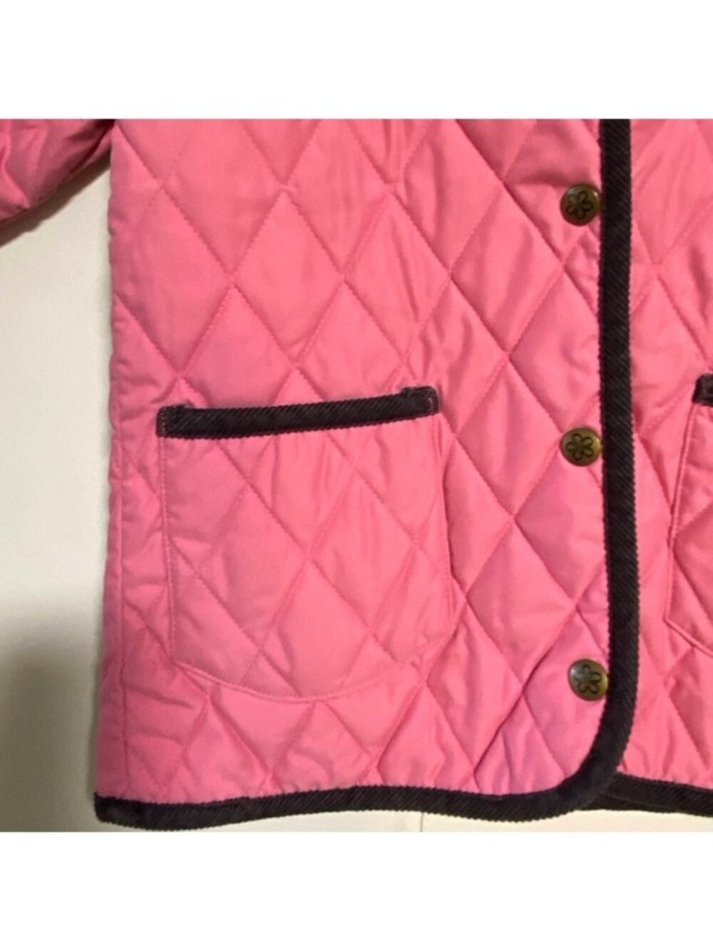 L.L.Bean Girls Quilted Jacket – Pink – Size M (5–6) - Picture 3 of 8